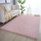 Carpetsale24 Tapis Poils Longs Tapis De Salon Tapis Shaggy Aspect 3D Ethnique Boho Look Doux, Moelleux, antidérapant, rectangulaire, Chambre à Coucher, Rose Tapis 80x150 cm