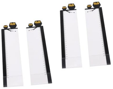 EXCEART 2sets Monitor Memo Board Owl Design Acrylic Material Sturdy Office Home Easy to Stick Memo Pad 2pcs*2
