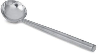 Craft Wok Petite louche en acier inoxydable avec poignée en acier inoxydable - Ustensile de cuisine asiatique professionnel pour remuer - 732W93-1