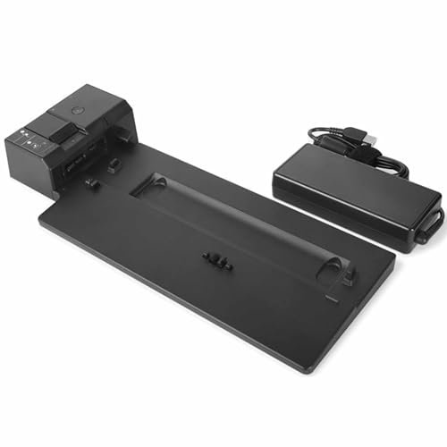 SIMPLETEK Multifunktions-Dockingstation | VGA, DisplayPort, USB 3.1 und 2.0, Ethernet-Anschluss, Audio/Mikrofon | Kompatibel mit ThinkPad L480, T480, P52s, P53s, T490s (Generalüberholt)