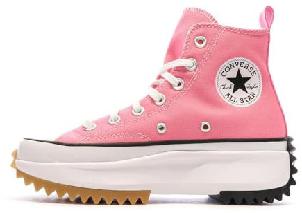 CONVERSE ALL STAR Converse Tenis Run Star Hike para mujer, Rosado/Blanco/Negro, 6.5 Women/5 Men