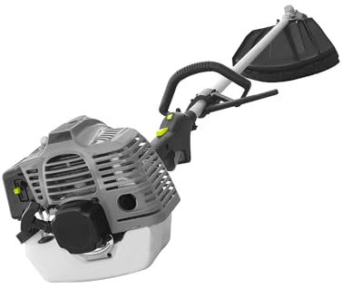 Tagliaerba a Scoppio con Serbatoio da 120L con Manico Anti Vibrazione - Decespugliatore Professionale, Include Disco in Acciaio 3 Denti, 33cc, 1.2HP, 0.85kW, 173x25x30cm