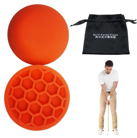 Golf Force Plate | Wiederverwendbare Gummi-Golfschwung-Stufen-Pad | Gummi-Golfschwung-Step-Pad Zubehör | Putting-Trainer- für Schlägerübungsgeräte