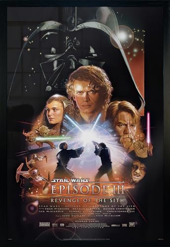 Close Up Star Wars: Episode III - Revenge of The Sith - Gerahmtes Poster (Hauptmotiv - One-Sheet) (Größe: 61cm x 91,5cm)
