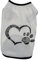 BESPORTBLE Hundekleidung Für Frühling Und Sommer Herz-fußabdruck-Muster Komfortabler Pet-Vest Für Kleine Hunde Für Partys Und Outdoor-aktivitäten Weiß