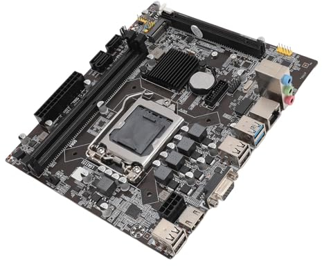Bewinner H310 Desktop Computer Motherboard, LGA1151 M ATX Gaming Motherboard, USB3.0 SATA3.0 DDR4 2133Hz Speichermodul, M.2 Schnittstelle PCIe X16 Gen 3.0 Steckplatz (8GB)
