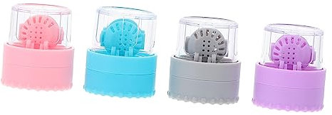 FRCOLOR 12pcs Lens Cleaning Organizer Compact Case for Contacts Scratch Easy to Use for Family Friends