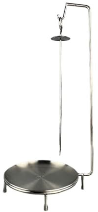 FLCPJGV Soporte para Kebab con Bandeja para Goteo, Rejilla para Asar Y Soporte para Brochetas para Fiestas de Barbacoa con Carne