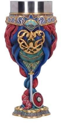 Nemesis Now Lord of the Rings War of the Rohirrim Hera Collectible Goblet, Rohan Princess Drinkware, Official Movie Merchandise, Fantasy Collectible