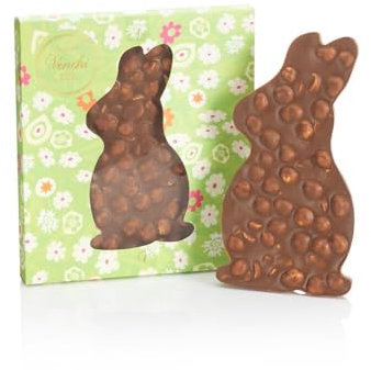 Venchi - Brutto&Buono, Lastra Artigianale di Cioccolato al Latte con Nocciola Piemonte IGP a Forma di Coniglio, 160 gr, Senza Glutine, Collezione Pasqua, Idea Regalo