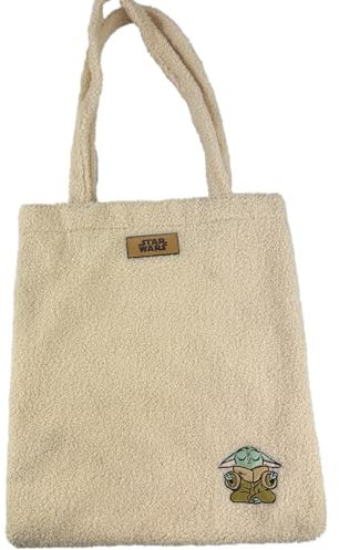 Nomadict Tote Bag Star Wars Grogu - Sac fourre-tout pour l'école, le shopping, le travail - 41 cm x 36 cm - Licence officielle Star Wars