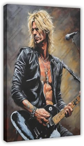 ZYGNBHL Poster mit amerikanischem Sänger Duff_McKagan (4) für Büro, Schlafzimmer, Zimmer, Ästhetik, 30 x 45 cm