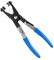 Heavy Duty Hose Clamp Pliers, Clamp Pliers and Swivel Flat Band Hose Clip Plier, Professional Hose Clamps Removal and Installation Tool Auto Repairing Tool (Blue)