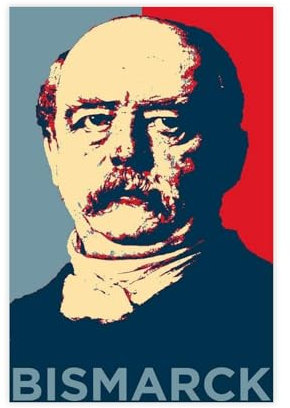 ITADGF Leinwandposter Otto Von Bismarck Hoffnung, Wandkunstdruck, Bild, Gemälde, 60 x 90 cm