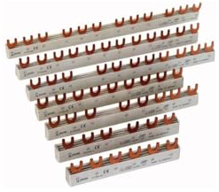 Eaton 215645 Phasenschiene, 3Ph, 10qmm, Gabel, 9TE