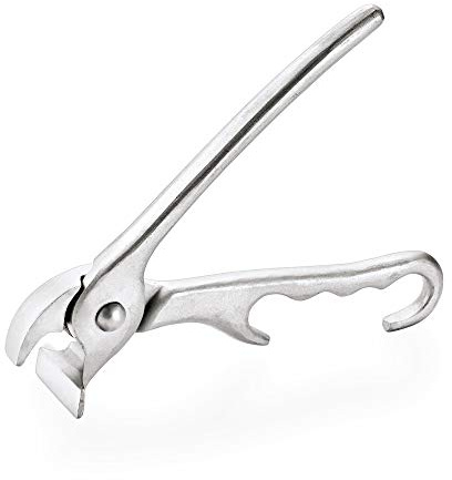 WAS 1517 200 Aluguss Pizzablechzange mit Druckfeder, 20cm Länge