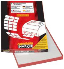 Markin 210 C532 weiß 9600pezzo (die) Selbstklebende Etikette