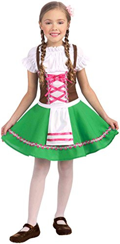 Rubies Gretel German Costume Dress for Kids, Girl's Small