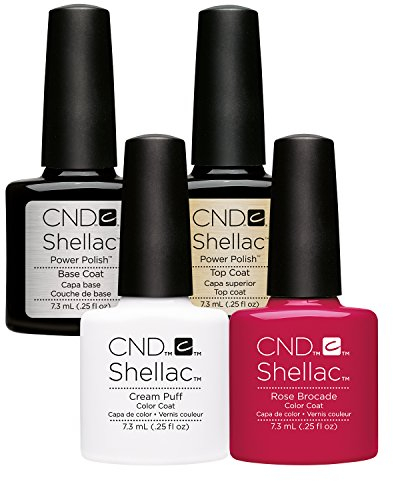 CND Shellac Cosmopolitan Pack 3 - Rose Brocade + Cream Puff