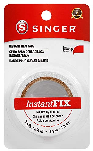 Singer 00241 Instant Fix Hem Tape, 3/4-Inch by 5-Yards