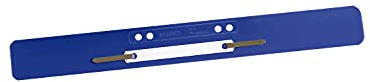 Leitz 3711-00-35 Heftstreifen und Aktenbinder PP 3.5 x 31 cm 25 Stück blau