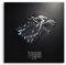 Game of Thrones Stark Leinwandbild in 60x60cm Made in Germany! Preiswerter fertig gerahmter Kunst-Druck zum Aufhängen - tolles und einzigartiges Motiv. Kein Poster oder Plakat!