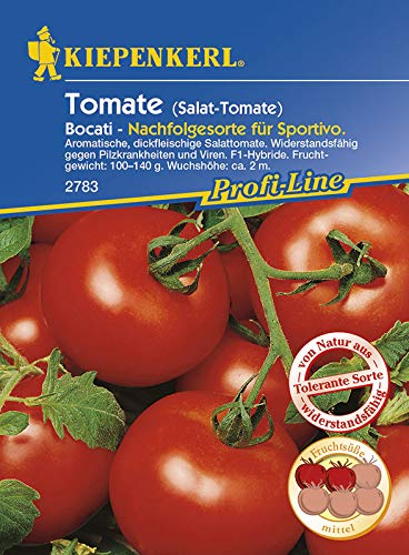 Kiepenkerl Profi-Line Salat-Tomatensamen Bocati, F1 2783 - Aromatisch - Dickfleischig - Widerstandsfähig - Gemüsesamen, Samen Gemüse, Saatgut