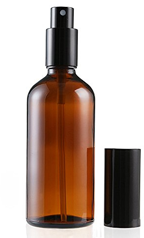 YFZYT 10 Stück Bernstein Glas Sprühflaschen mit feiner Sprühnebel Trigger, Wiederverwendbare Glasflaschen Behälter, Tragbar Feinen Nebel Sprühflasche Reisen Flasche Set - 100 ML