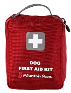Mountain Paws Multi Purpose Travel Sized Dog First Aid Kit for Home, Outdoor or Travel