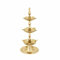 SATVIK Lampe à huile sur pied en laiton Kerala Samai Diwali Deepak pour Puja traditionnelle Panchmahal Pooja Deepam Diya Lampe à huile Kutthu Vilakku Dia 3 en 1 réglable 21,6 cm Deepawali Indien