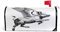 Wamika Fliegendes Schweinchen Briefkasten, wetterfest, magnetisch, verblasst Nicht, wetterfest, 64,7 x 52,8 cm