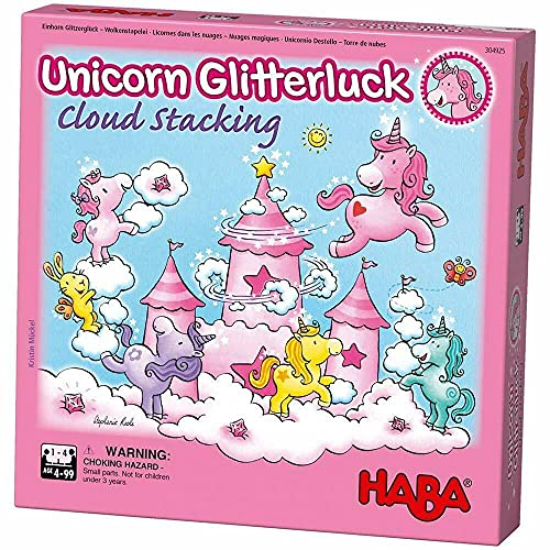 HABA 304925 Einhorn Glitterluck - Wolkenstapeln