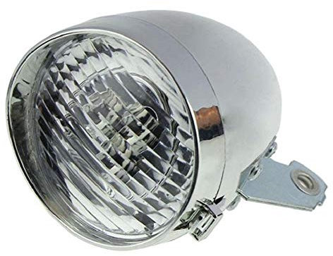 Luce - Fanale Anteriore LED - Batterie Incluse - Ideale per Bicicletta City Bike - Vintage - Olanda Uomo/Donna