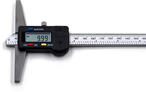 Oudtinx Digital Depth Caliper Electronic Depth Gauge Caliper Depth Rule (200mm(normal))