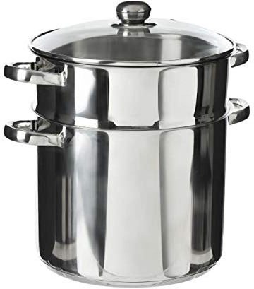 Secret de Gourmet - Couscoussier en Inox capacité 11 litres D 26 cm