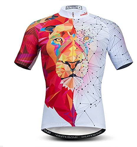 Hotlion Herren Radtrikot Sommer Kurzarm Rennrad Bekleidung Mountainbike Bekleidung schnell trocknend