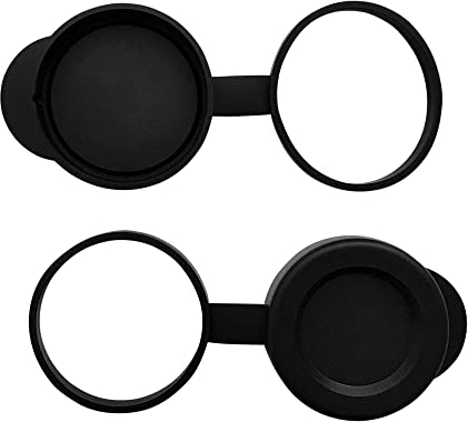 Objektivdeckel für Fernglas/Monokular-Objektiv, Innendurchmesser 46,5-48 mm, Gummi, Schwarz