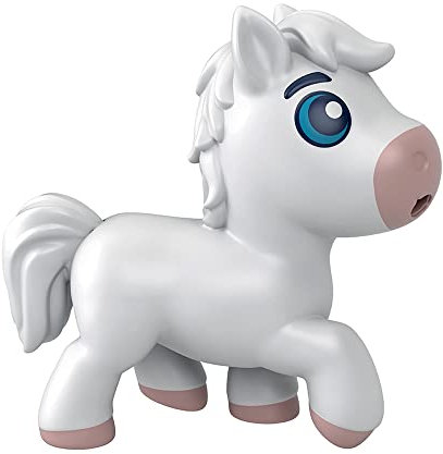 Mini-Sammelfiguren Precious Ponies inspiriert von The Movie Spirit Untamed – Pony Sequoia ~ Weißes Pferd mit weißem Rand ~ ungeöffnete identifizierte blinde Mystery Bag ~ Serie 1