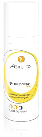 AESTHETICO Gel Couperose, Rötungen Minimierendes Pflegegel, 3 x 50 ml