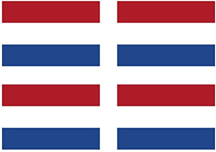 Set of 4 x Netherlands Flag Temporary Tattoo Waterproof Lasts 1 week Flag for country support football Dutch Team