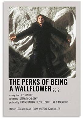 Rudd The Perks Of Being A Wallflower (1) Poster-Wandkunstdruck, Retro-ästhetische Raumdekoration, Malerei, Leinwand, Poster für Zuhause und Büro, 30 x 45 cm
