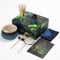 TEANAGOO Matcha Kit (7pcs) Matcha Whisk Mtacha Kit Tazón de matcha Batidor de matcha de bambú (chasen) Cuchara (chashaku) Soporte para batidor. N23, gradiente de color Azul marino