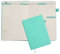 AMO HERMOSO Wochenplaner Ohne Datum A5, Planer Undatiert, Terminplaner PU Leder Hardcover Notizbuch, Organizer Terminkalender 176 Seiten Blau