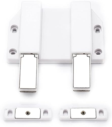 push to open cabinet hardware, Push-to-Open-Türschnäpper, magnetischer Türschnäpper, Push-to-Open-Türschnäpper, magnetischer Türschnäpper, magnetischer Schranktür-Touch-Push, robust, 2er-Pack Push-to-
