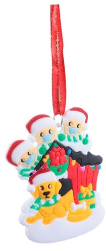 Cabilock Weihnachtsschmuck Hängende Weihnachtsdekoration Familie Weihnachten Familie Dekorativ Weihnachtsanhänger Familienanhänger Familienornament Familiendekoration Baum