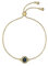 Ted Baker Soleta Solitaire Sparkle Crystal Adjustable Bracelet For Women (Gold/Dark Blue Crystal)