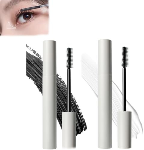 Generisch Infinilash Mascara, 3D Curling Eyelash Iron Mascara, nicht verklumpend, wasserfest, langanhaltend und wischfest (01+03)