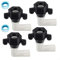 HOHOVYVY Adaptador de conexión de agua, 1/2 x 1/4, codo de barra y articulación giratoria recta para conexiones de bomba de agua autocaravana con cinta de sellado