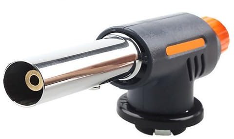 Chalumeau de cuisine professionnel au butane - Torche au propane - Chalumeau de cuisine pour crème brûlée, barbecue, pâtisserie, camping