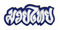 Muay Thai Boxen Blau Weiß Aufnäher zum aufbügeln oder aufnähen Bügelbild Aufbügler für Kleidung gestickter Bügelpatch Applikation Thaiboxen Kickboxen Kampfsport Sport Patch Größe 9,8 x 4,0 cm